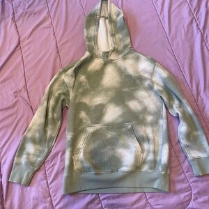 Green Tie-Dye Hoodie